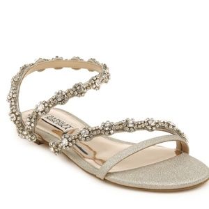 Zia Embellished Sandal by Badgley Mischka - Size 6,  NWT & Dustbag
